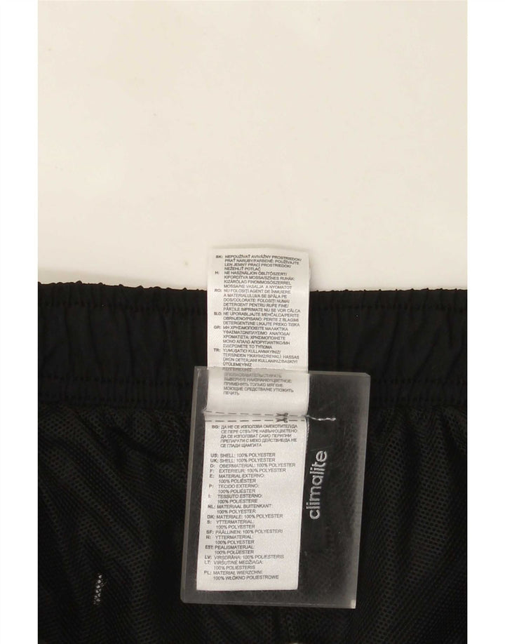 Adidas Herre Climalite grafiske sportsshorts Medium Sort Polyester