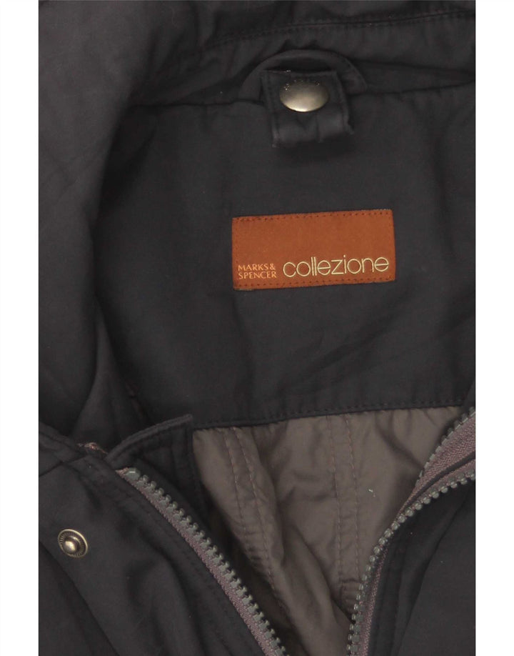 Marks & Spencer Herre Utility Jacket UK 42 XL Navy Blue