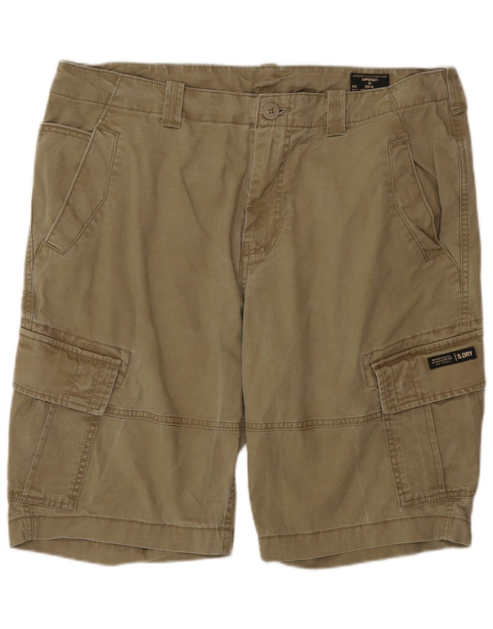 Superdry Cargo Shorts til mænd W36 Large Beige Bomuld