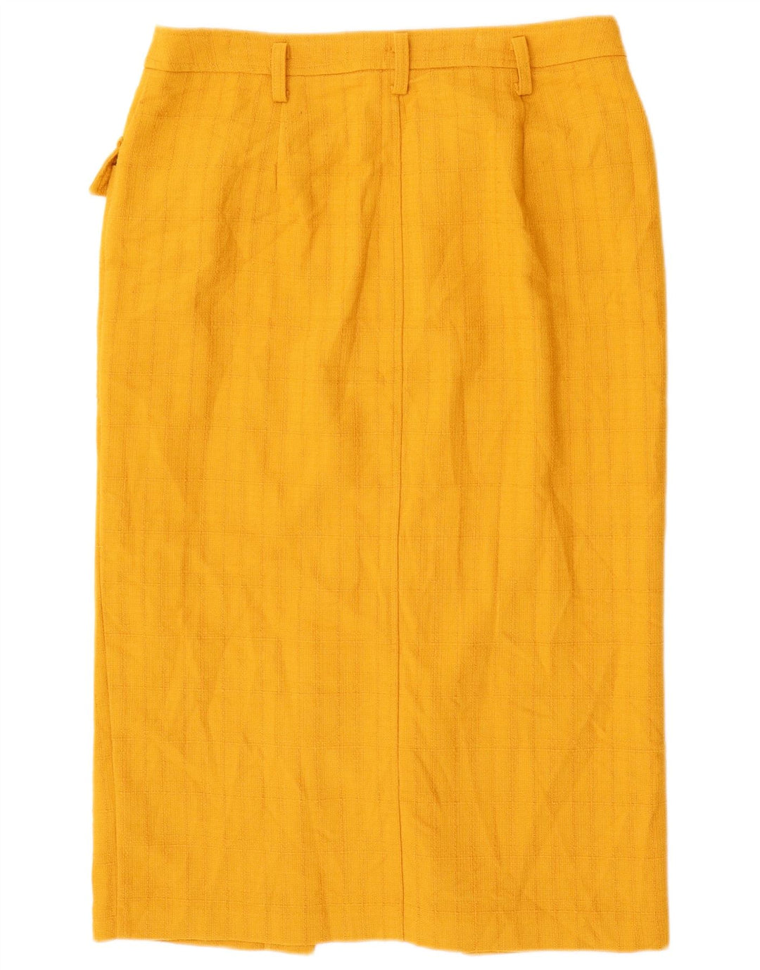 Marks & Spencer Dame Cargo Skirt UK 14 Large W34 Yellow Polyester