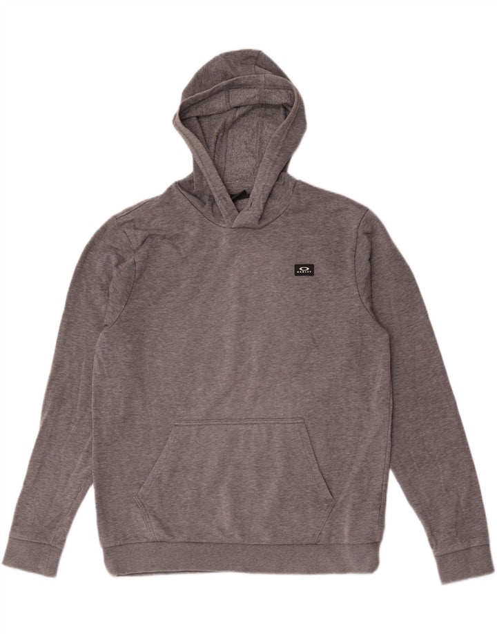Oakley Herre Regular Fit Hoodie Jumper Large Grå