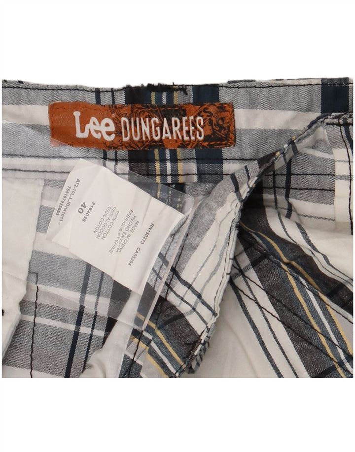 Lee Herre Cargo Shorts W40 XL Flerfarvet Chevron Bomuld