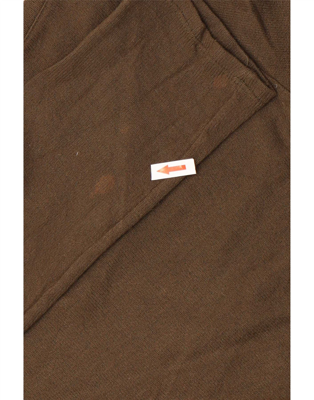 Zara Womens Crop Top 3/4 ærme UK 14 Large Khaki Viscose