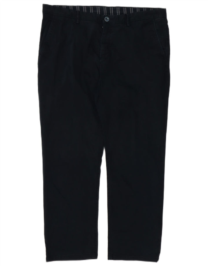 MASSIMO DUTTI Lige Chinobukser til mænd EU 46 XL W36 L27 Marineblå