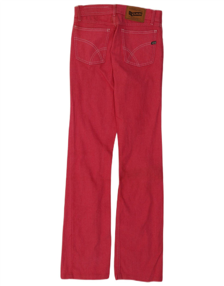 Gas Dame Bootcut Jeans W26 L31 Pink Bomuld