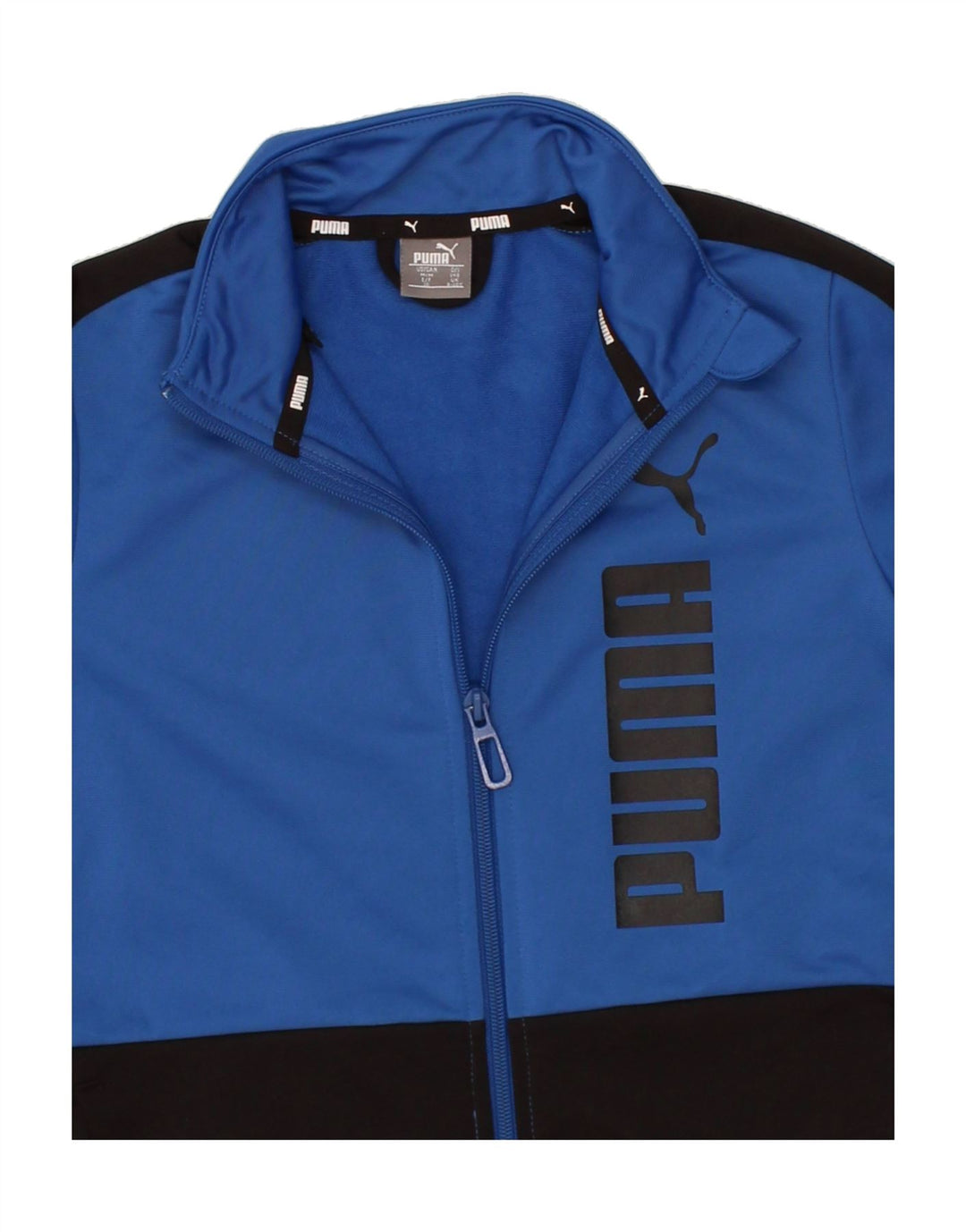 NIKE Boys Graphic Tracksuit Top Jacket 10-11 Years  Blue Colourblock Vintage Nike and Second-Hand Nike from Messina Hembry 