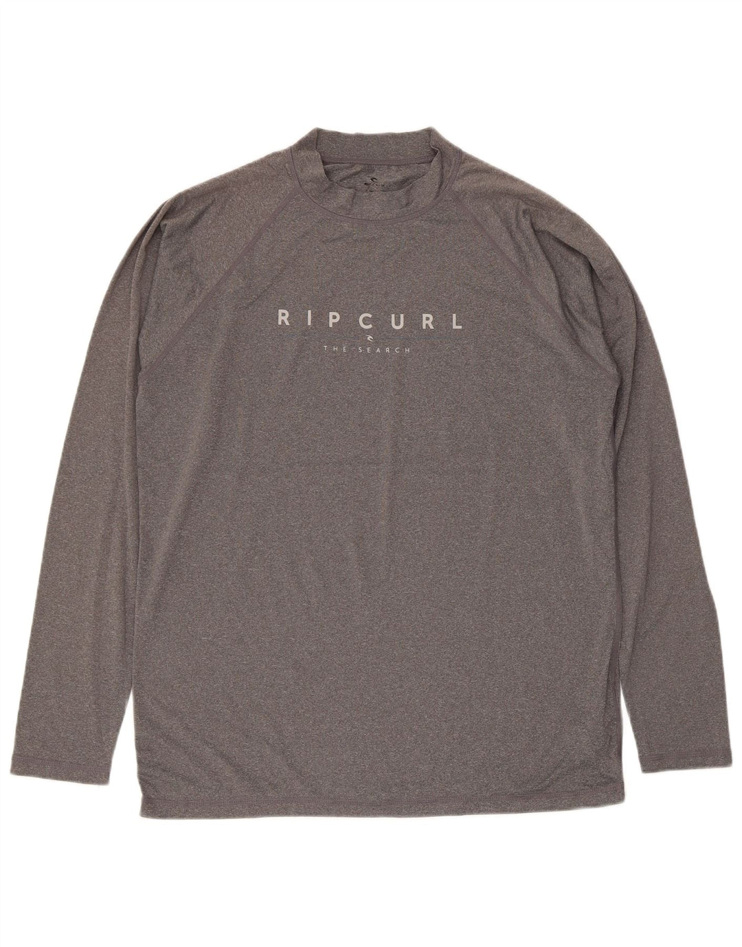 Rip Curl Herre Relaxed Fit Grafisk Top Langærmet Stor Grå Polyester