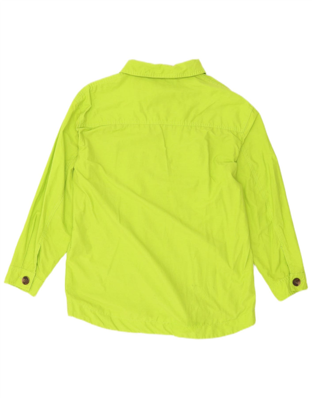 Topshop Kvinder Oversized Utility Jacket UK 8 Lille grøn bomuld