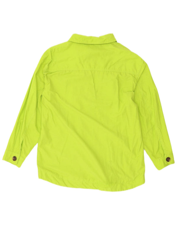 Topshop Kvinder Oversized Utility Jacket UK 8 Lille grøn bomuld
