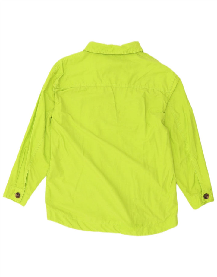 Topshop Kvinder Oversized Utility Jacket UK 8 Lille grøn bomuld