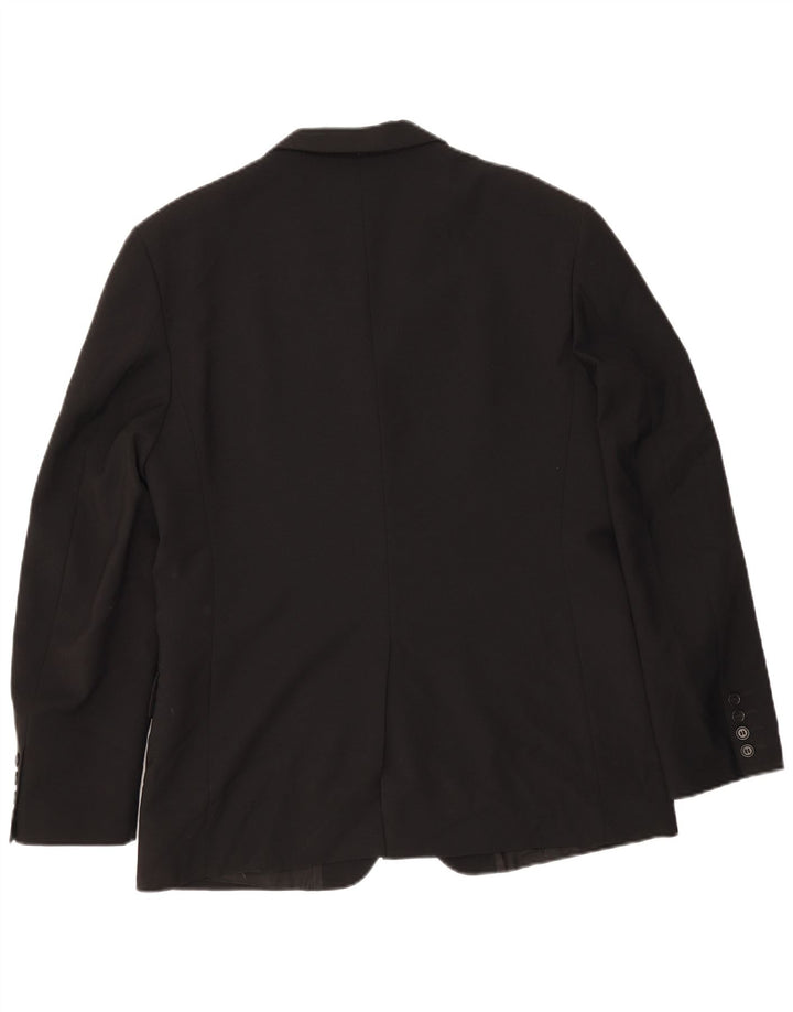 Sisley Herre 3-knaps blazerjakke IT 50 Stor sort polyester
