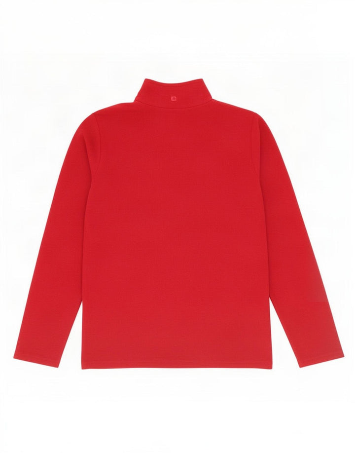 Mountain Warehouse Herre Zip Neck Fleece Jumper Lille Rød Polyester