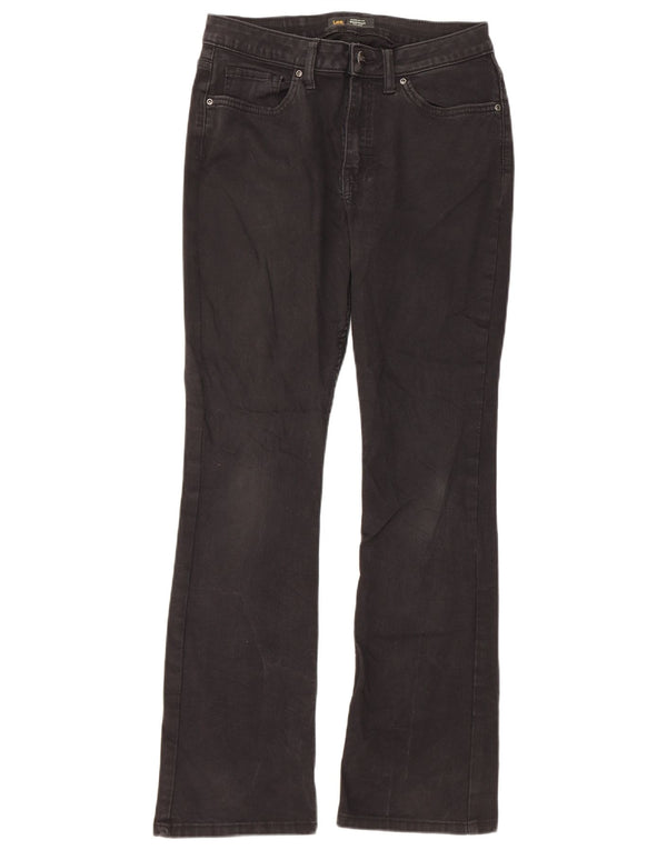 Lee Dame Mid Rise Regular Fit Bootcut Jeans US 8 Medium W28 L29 Sort