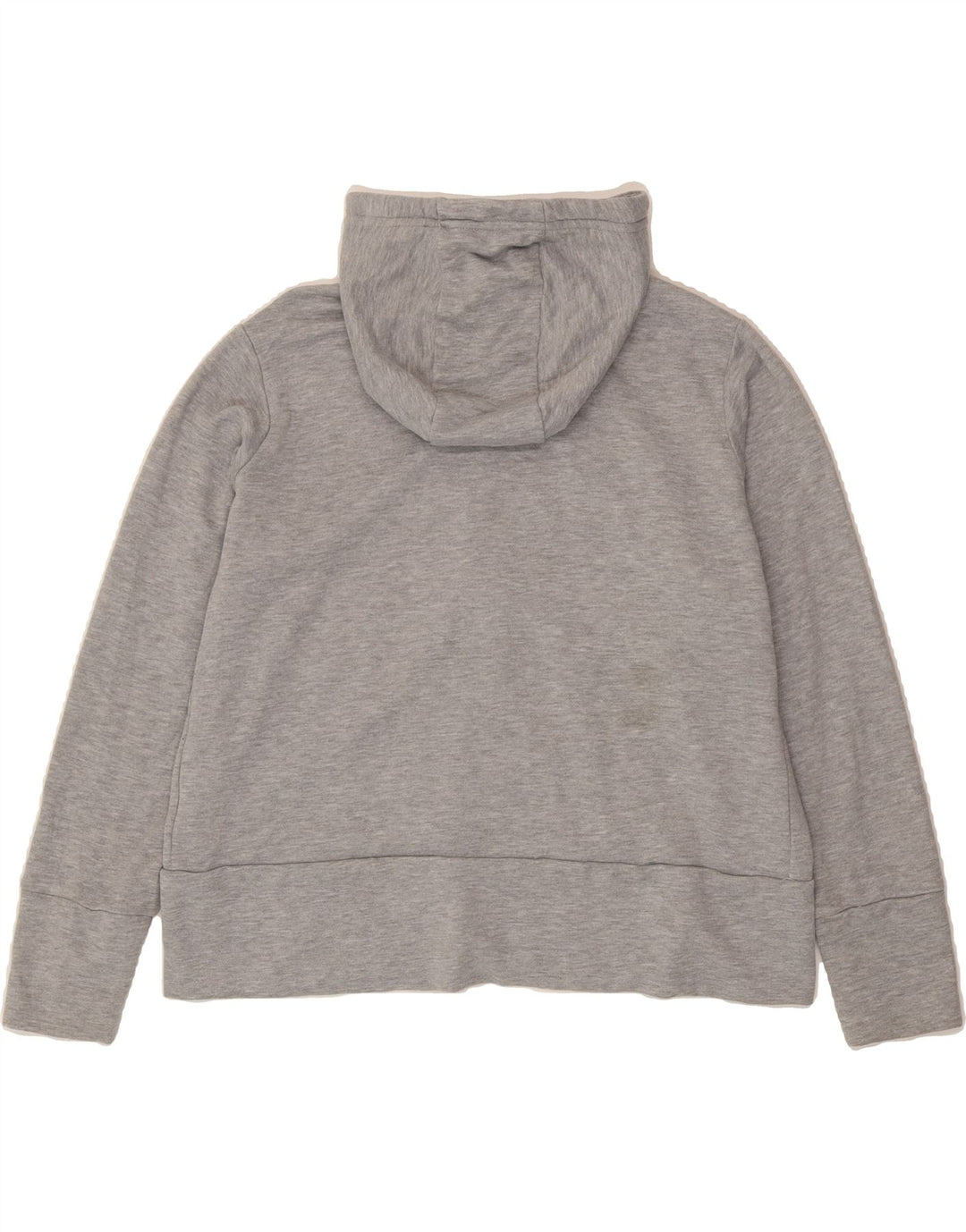 NIKE Womens Dri Fit Oversized Zip Hoodie Sweater UK 18 XL Grey Polyester Vintage Nike and Second-Hand Nike from Messina Hembry 