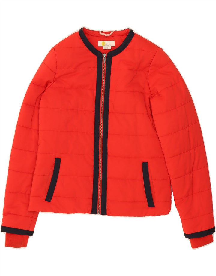 BODEN Womens Padded Jacket UK 8 Small  Red Polyester Vintage Boden and Second-Hand Boden from Messina Hembry 