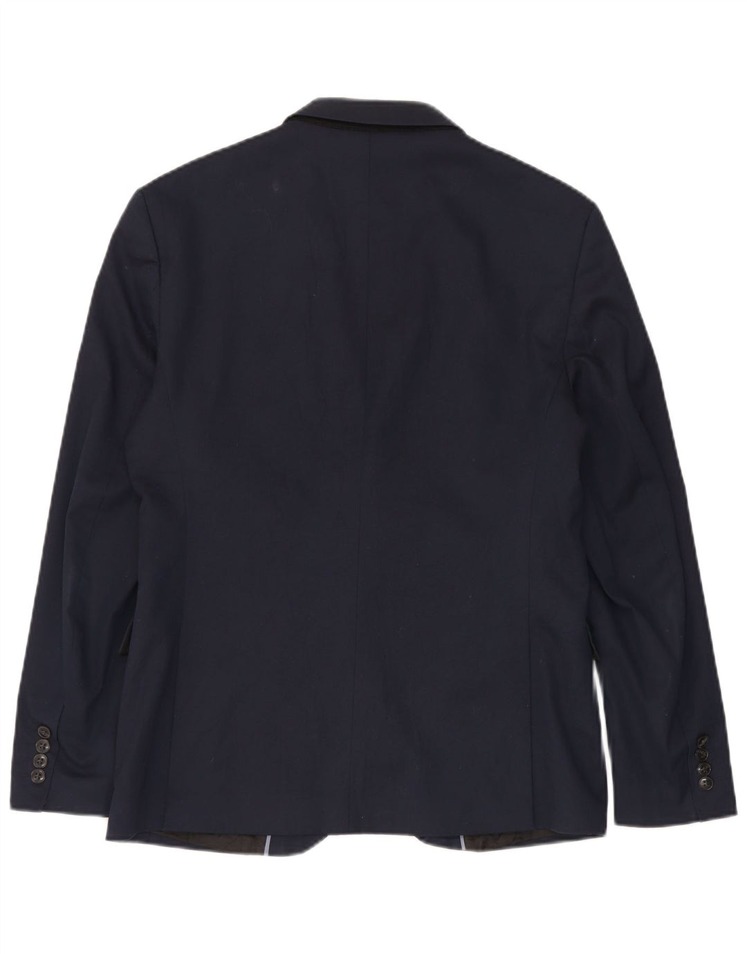 Zara Herre 2-knaps blazerjakke EU 52 Large Navy Blue