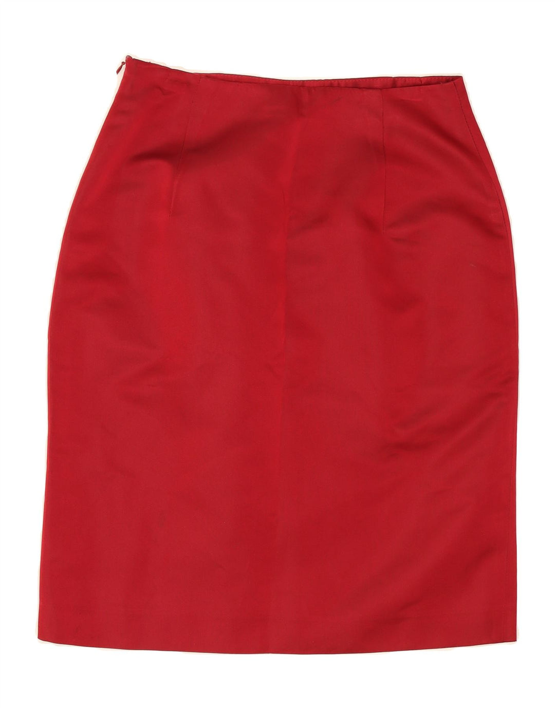 MISSTWIDD Womens High Waist Pencil Skirt IT 42 Medium W26 Red Acetate Vintage Misstwidd and Second-Hand Misstwidd from Messina Hembry 