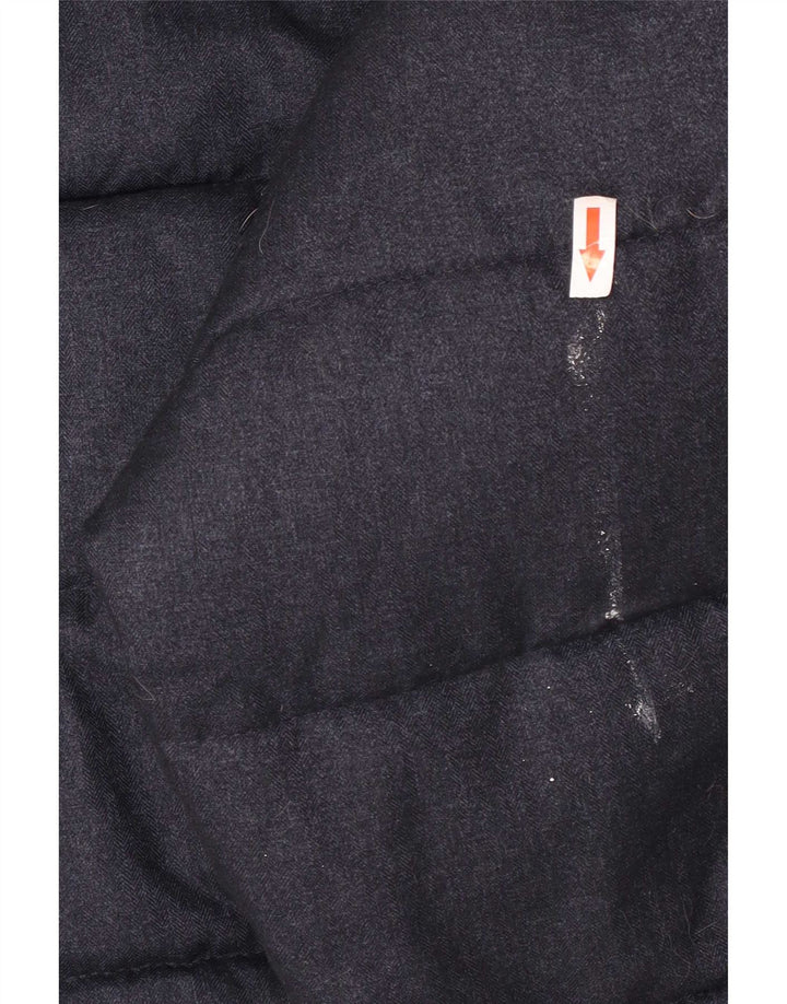 Weird Fish Herre hættepolstret jakke UK 44 2XL Navy Blue Polyester