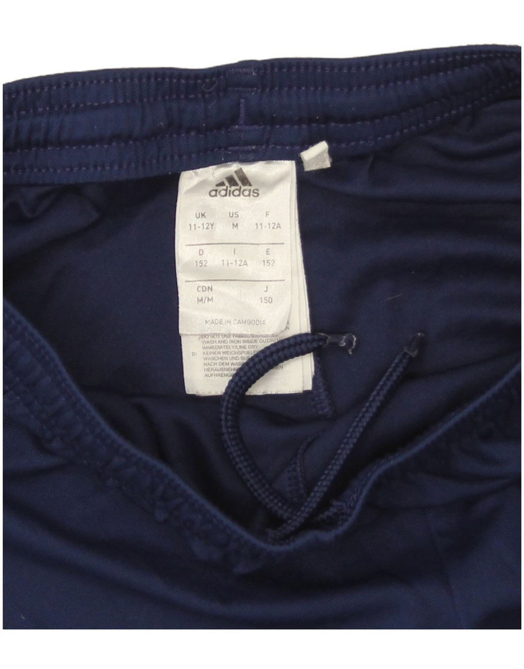 Adidas drenge Climalite sportsshorts 11-12 år marineblå polyester
