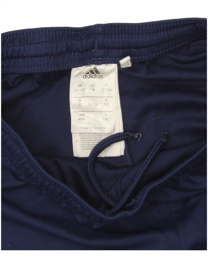 Adidas drenge Climalite sportsshorts 11-12 år marineblå polyester