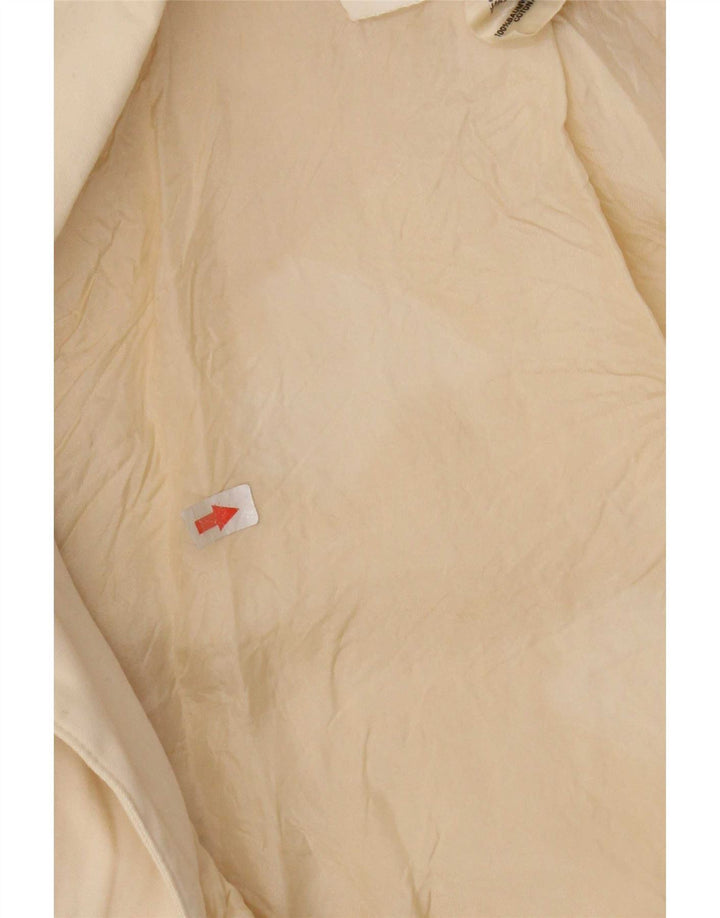 Escada Womens Open Bolero Jacket EU 36 Small Beige Bomuld