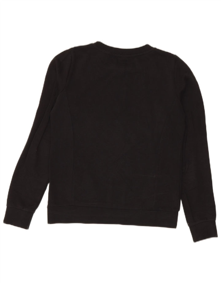 Arena Dame Sweatshirt Jumper UK 10 Small Black Bomuld