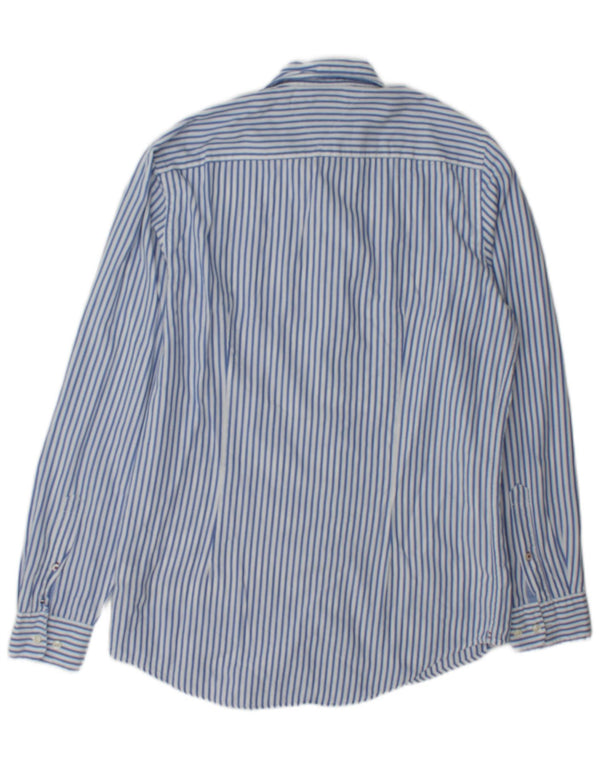 Tommy Hilfiger Herre Slim Fit skjorte Medium blå stribet bomuld