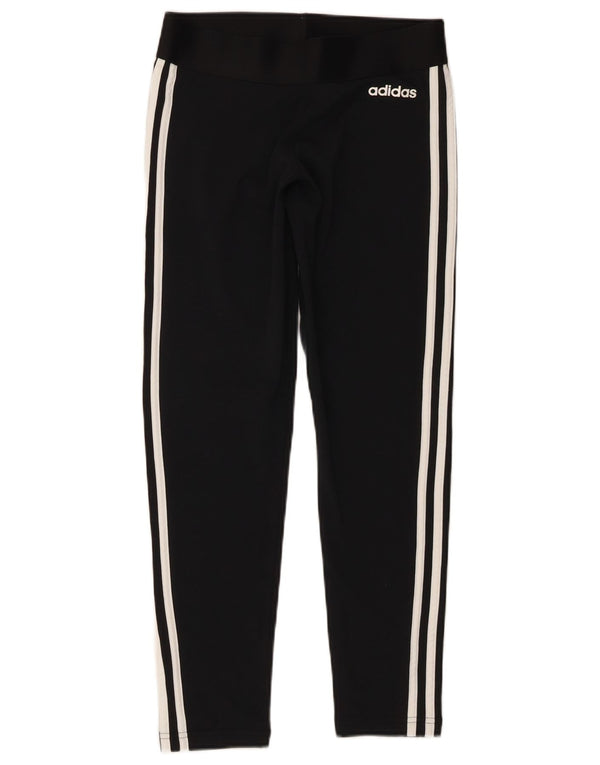 ADIDAS Womens Leggings UK 8/10 Small Black