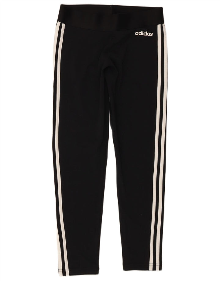 ADIDAS Womens Leggings UK 8/10 Small Black