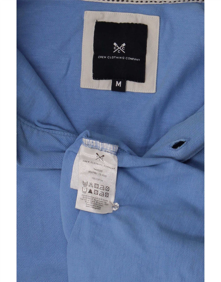 Besætningstøj Herre poloshirt Medium blå stribet bomuld