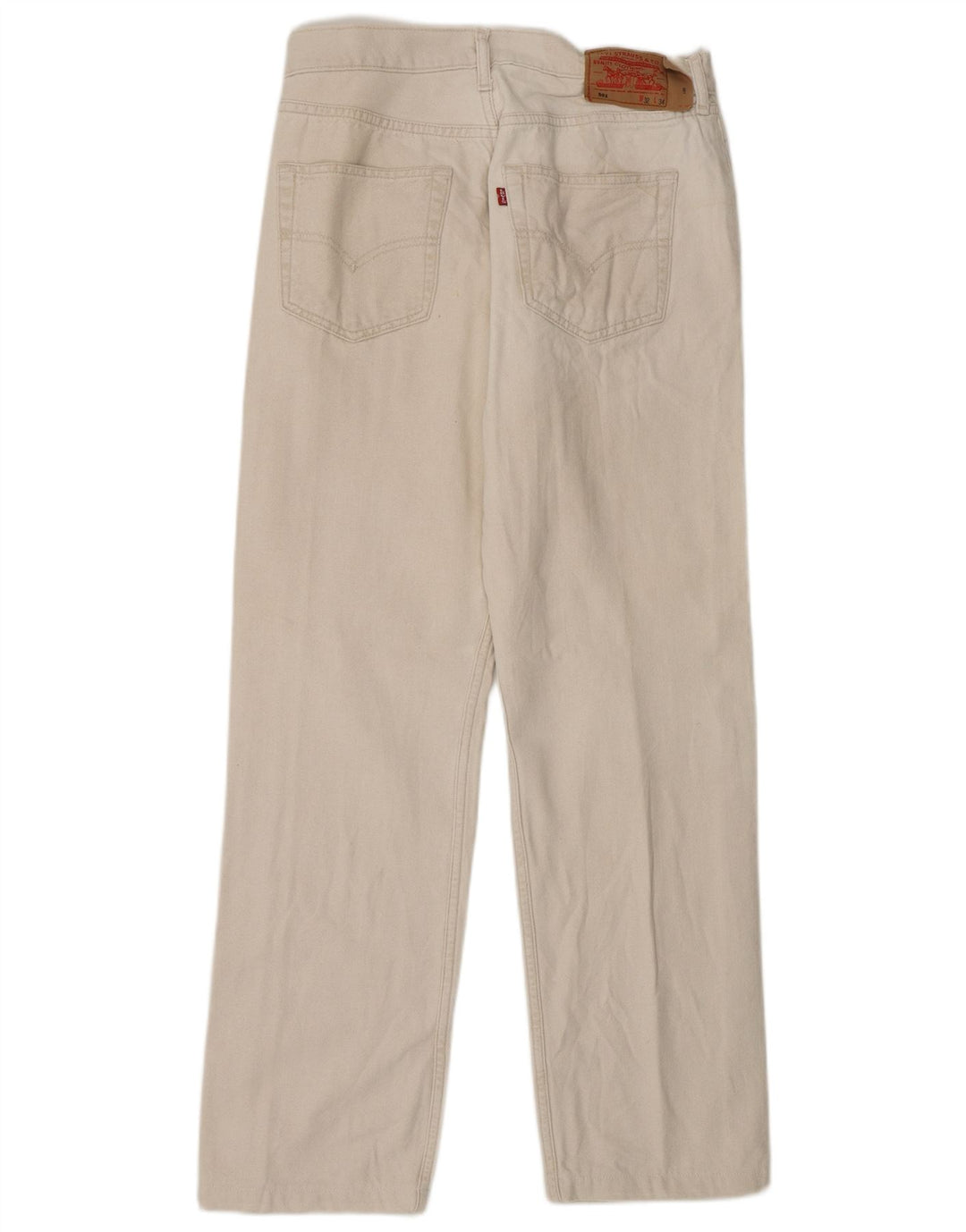 LEVI'S Herre 501 Straight Casual Bukser W32 L30 Hvid