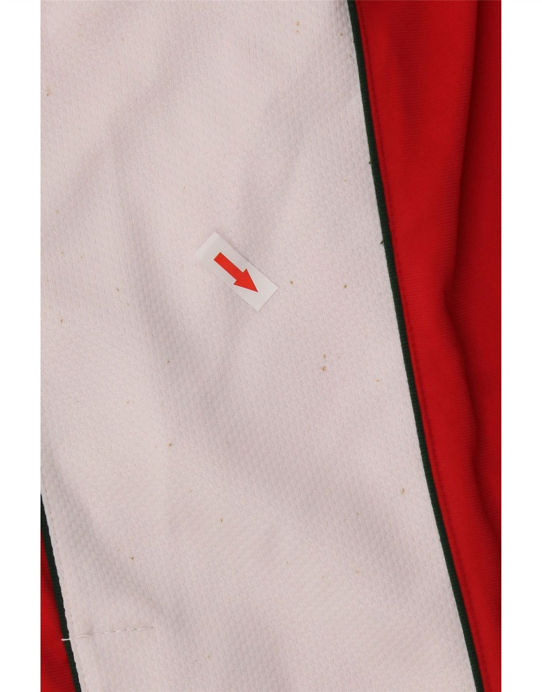 Vintage træningsdragt bukser til kvinder IT 40 Small Red Colourblock Polyester