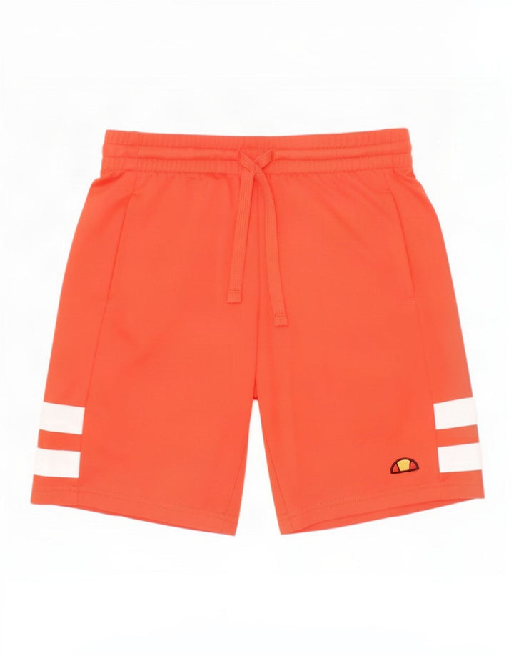 Ellesse Boys Sports Shorts 7-8 år Orange Colourblock Polyester