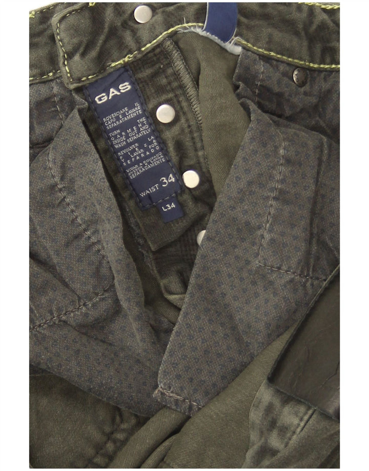 Gas Herre Morrison Straight Casual Bukser W34 L34 Sort