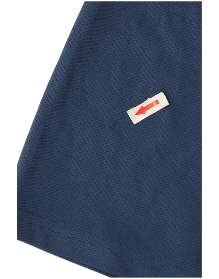 Adidas Herre Climalite Polo Shirt XL Navy Blue Colourblock Polyester