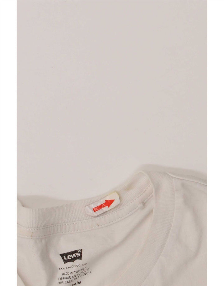 Levi's Herre grafisk T-shirt top mellem hvid bomuld