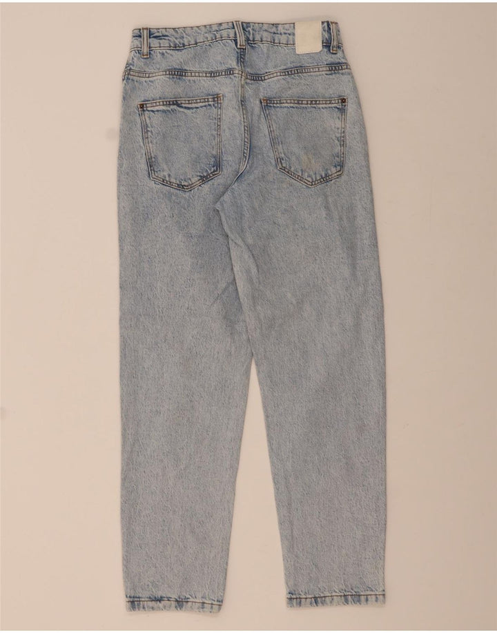 ZARA Tapered Jeans til kvinder EU 38 Small W28 L28 Blå
