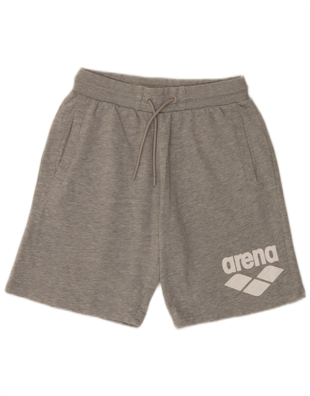 ARENA Grafiske sportsshorts til mænd Små grå bomuld