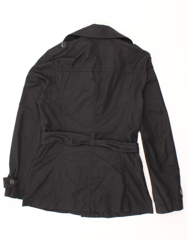 BENETTON Womens Military Jacket UK 12 Medium Black Vintage Benetton and Second-Hand Benetton from Messina Hembry 