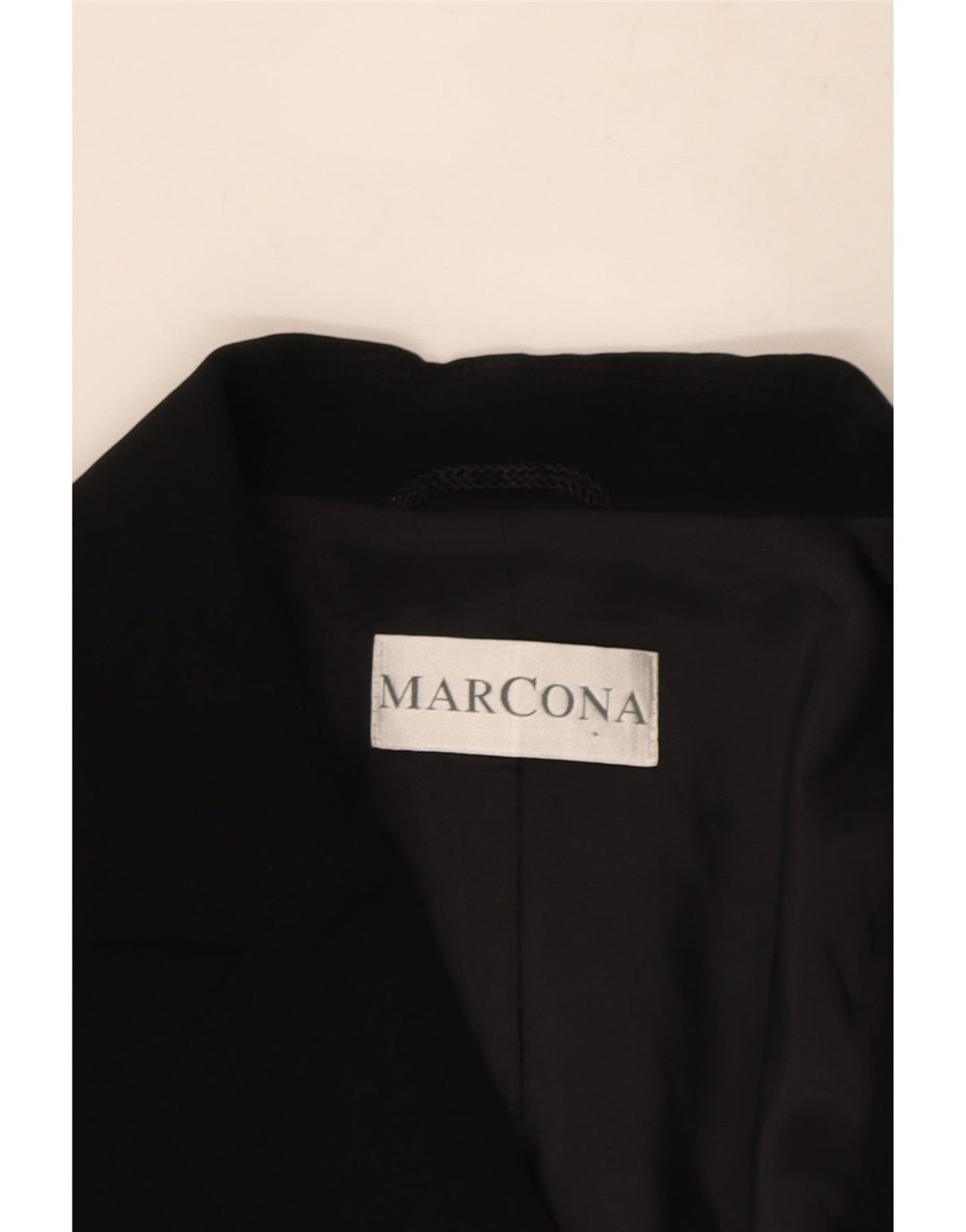 Marcona Dame 3 Button Blazer Jacket UK 16 Large Black Polyester