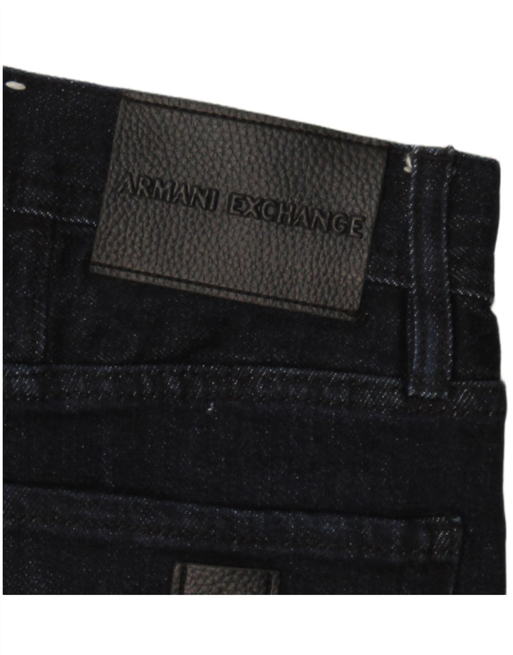 Armani Exchange Dame Slim Jeans W30 L30 Navy Blue