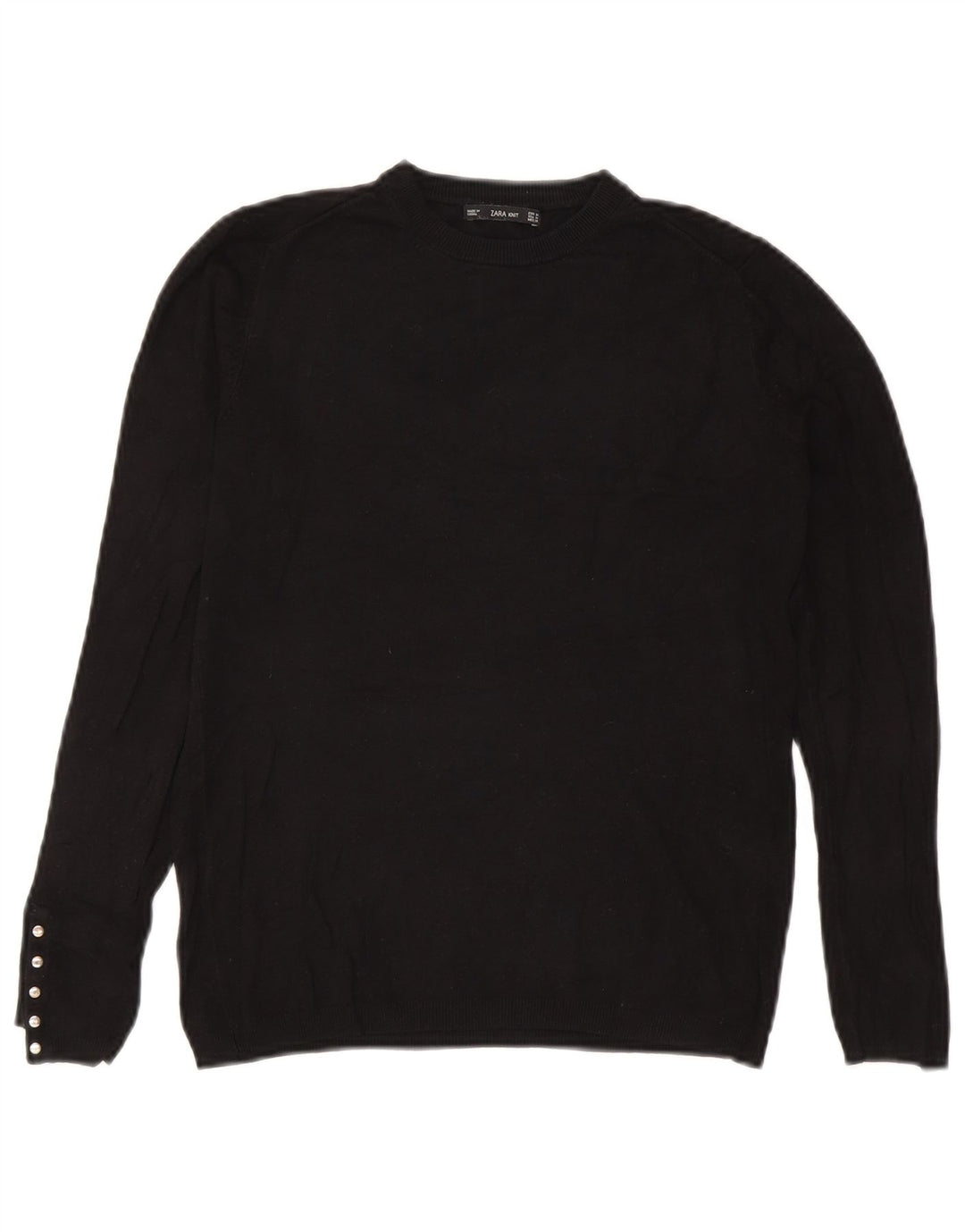 Zara Dame Jumper Sweater UK 12 Medium Sort