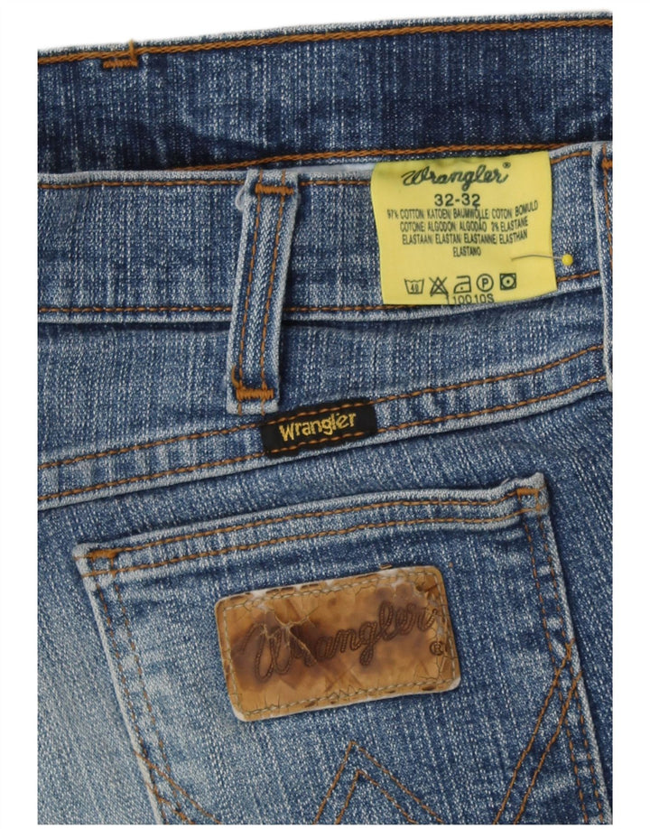 Wrangler Dame Flared Jeans W32 L32 Blå