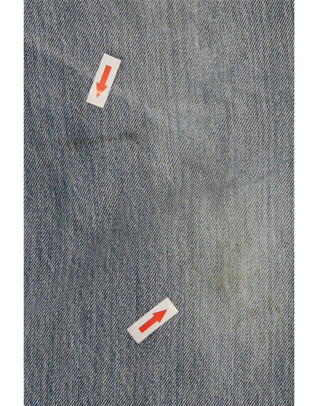 Levi's Herre 501 Distressed Straight Jeans W34 L32 Blå Bomuld