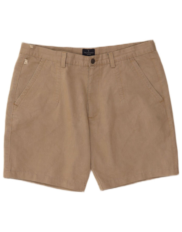Trussardi Chino Shorts til mænd W38 XL Beige