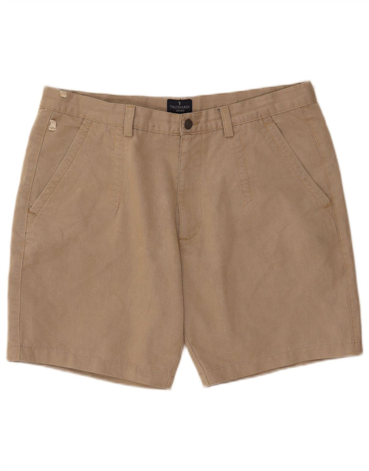 Trussardi Chino Shorts til mænd W38 XL Beige