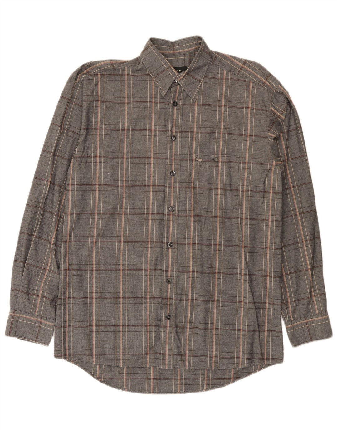 Camel Active Herreskjorte Lille Grå Plaid
