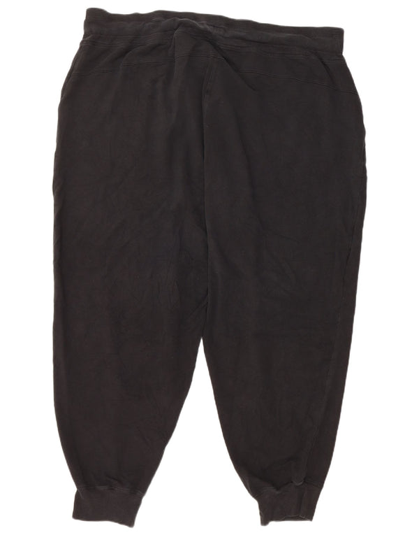 Dkny Womens Grafisk træningsdragt Bukser Joggers UK 22 3XL Sort Bomuld