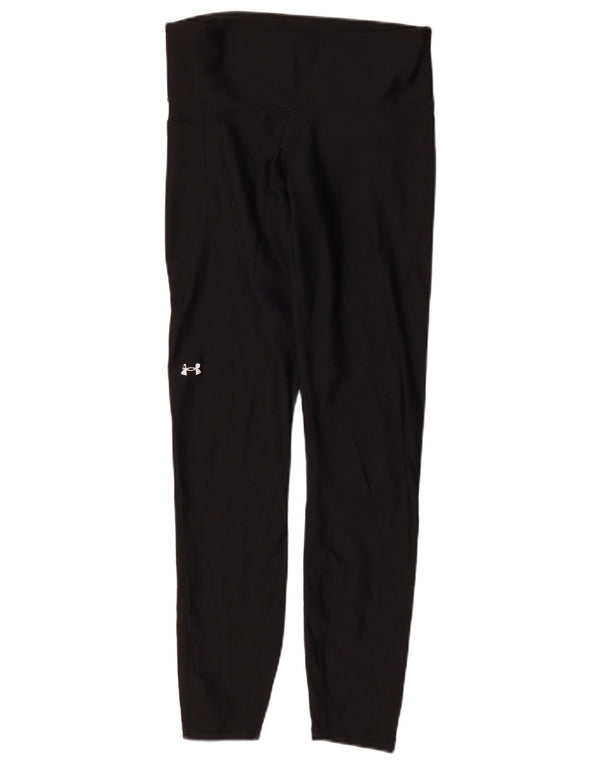 Under Armour Dame Leggings UK 12 Medium Black Sports