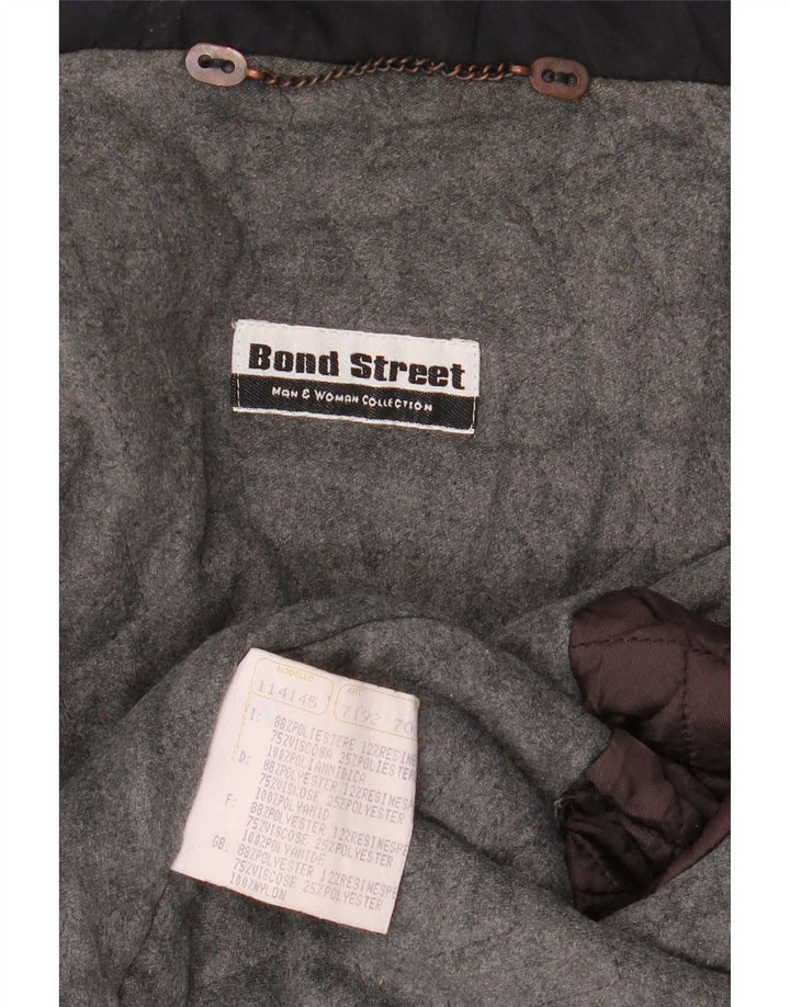 Bond Street Herre Windbreaker Coat IT 52 XL Navy Blue Polyester